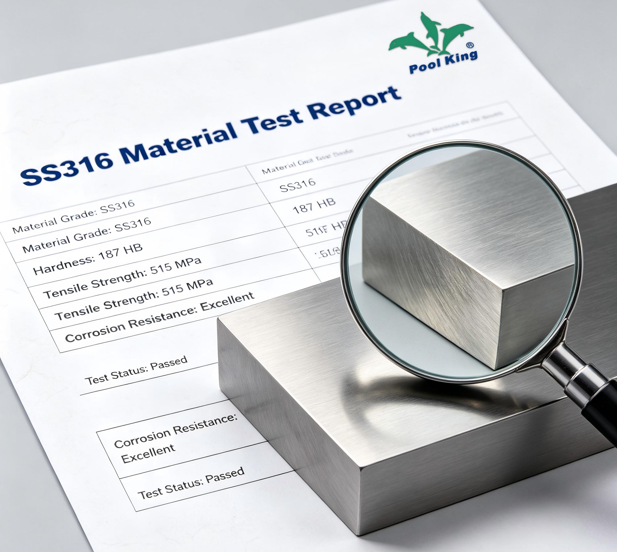 SS316 Material Test Report SS316 Material Test Report