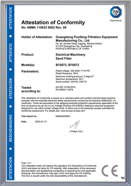Certification（2）