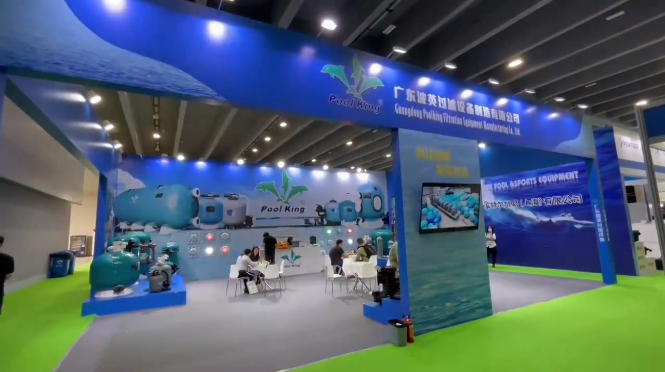 Poolking Attended A Wonderful Pool Show To Display New Sand Filters