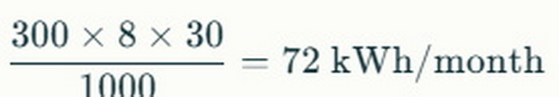 Calculating Electricity Usage