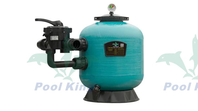 Fiberglass With Plastic Sidemount Sand Filter Family Pools