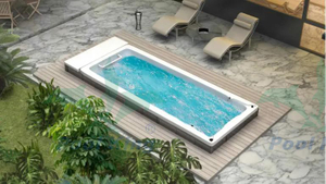 Functional Type Endless Swimming Pool with Roller Cover