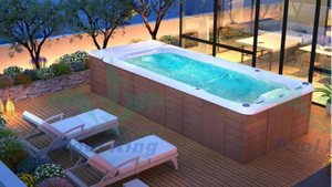 Compact Type Endless Swimming Pool with 8 Tons Water Capacity
