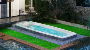 Upgraded Type Endless Swimming Pool with 18pcs Water Jets