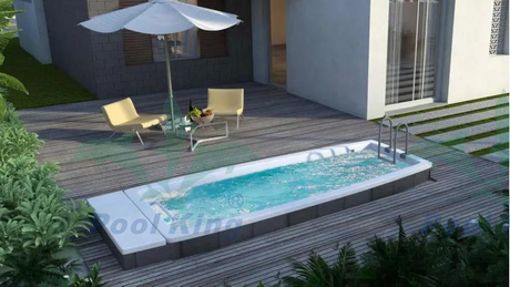 Simplicity Type Endless Swimming Pool with Stainless Steel Ladder