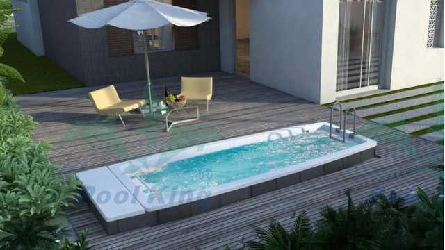Simplicity Type Endless Swimming Pool with Stainless Steel Ladder