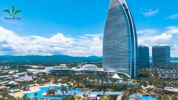 Poolking Commmercial Sand Filters in Atlantis Sanya